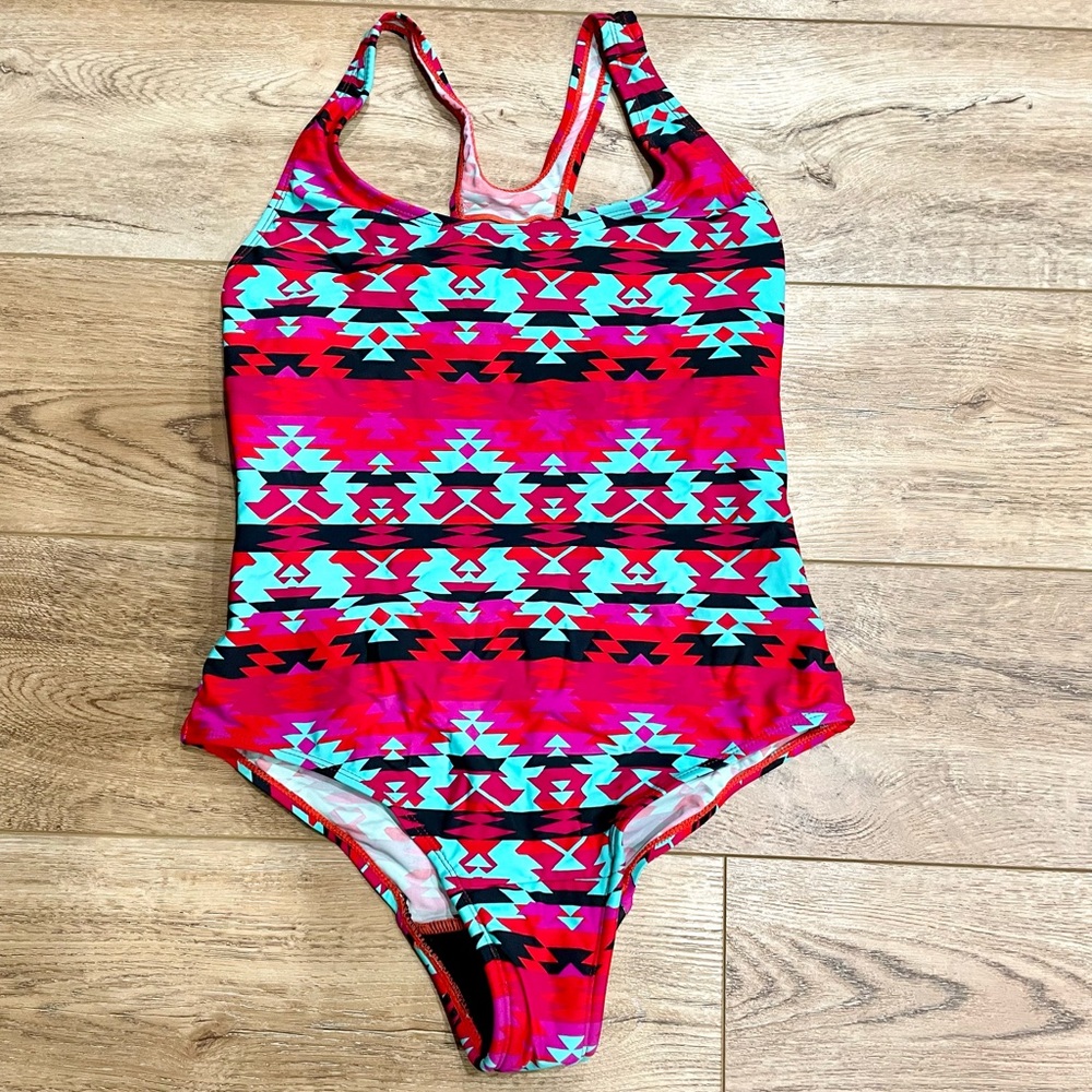 Ruby Love Aztec Period Swim Suit Medium